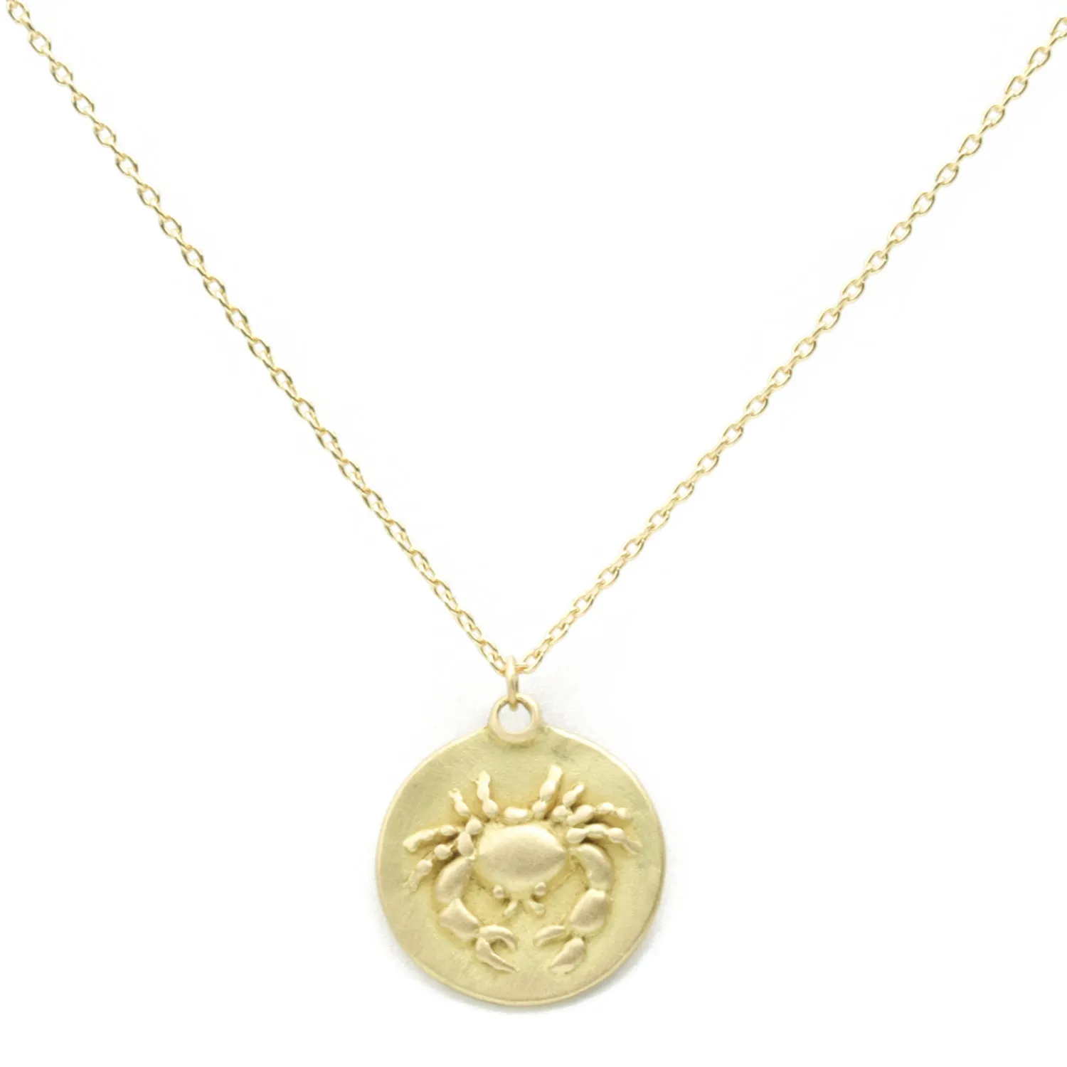 MARIAN MAURER Zodiac Medal Necklace