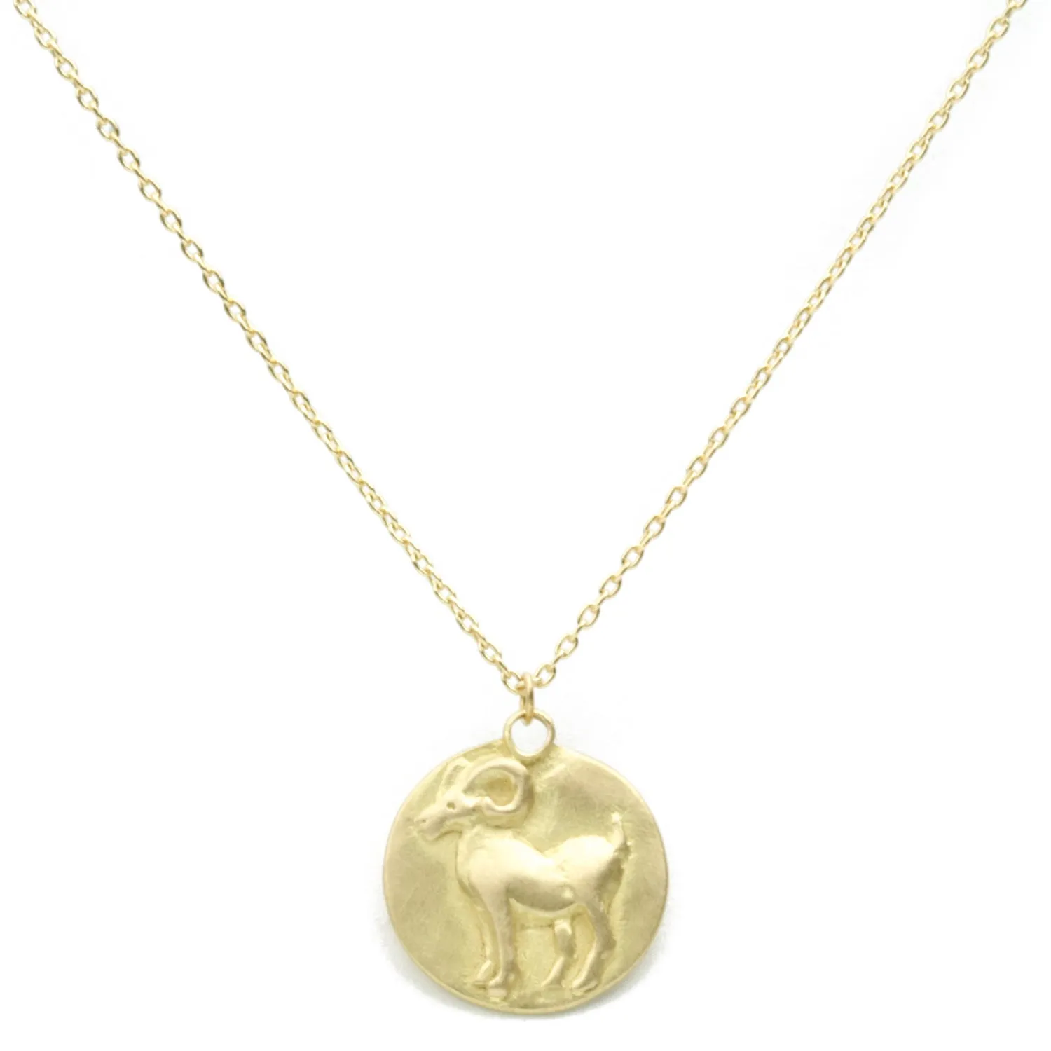 MARIAN MAURER Zodiac Medal Necklace