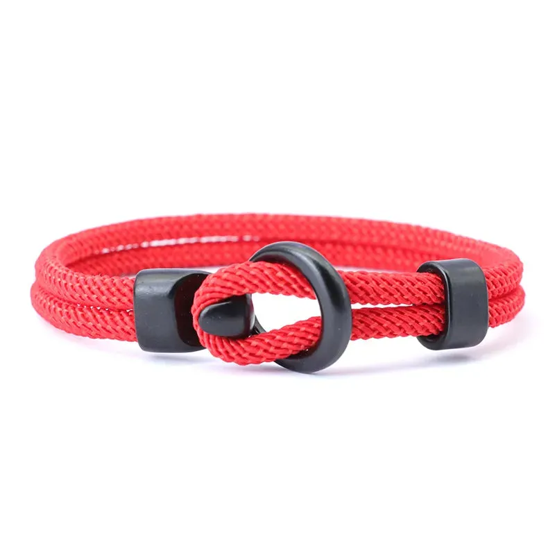 Men's Fashion Double Layer Rope Bracelet