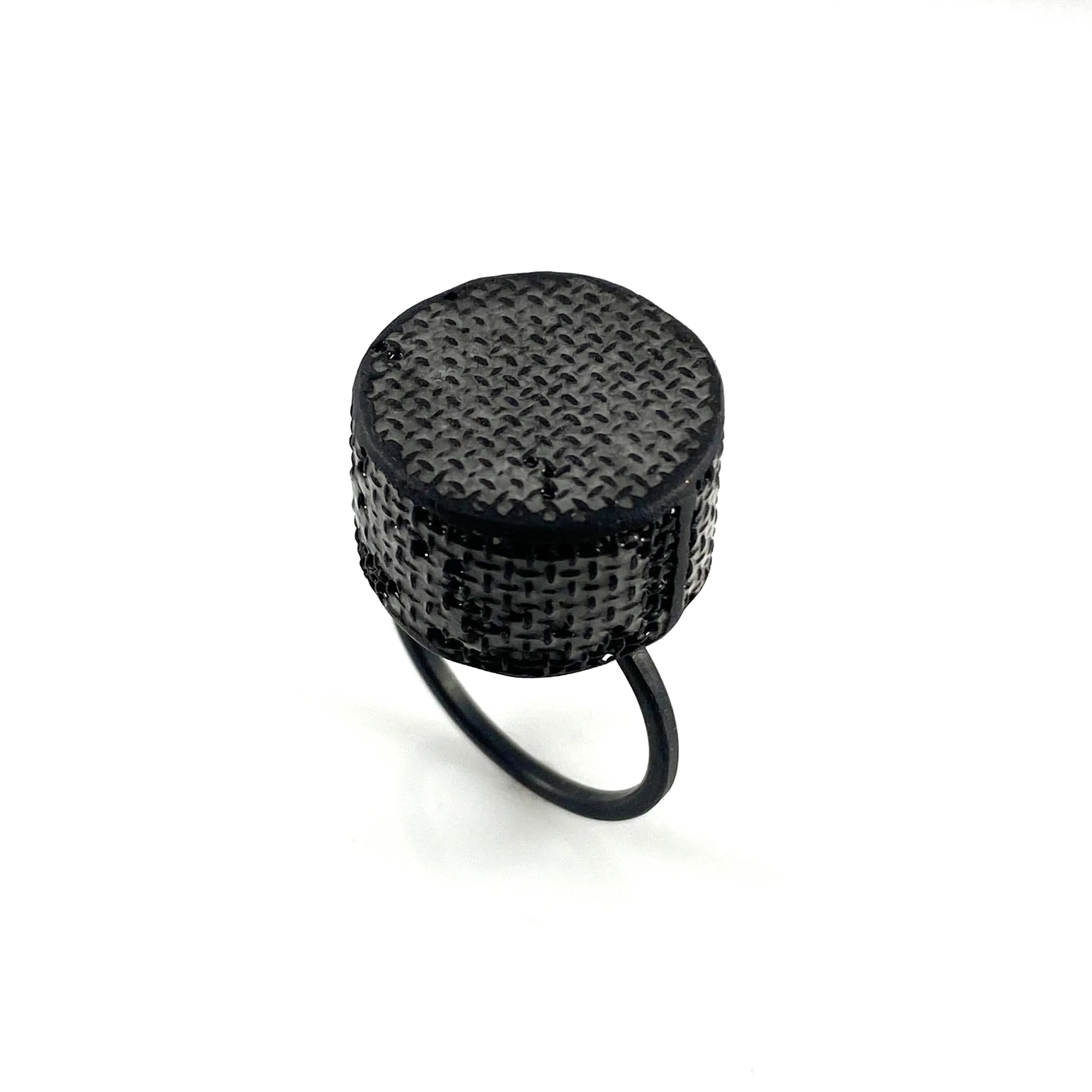 Mesh Medallion Ring