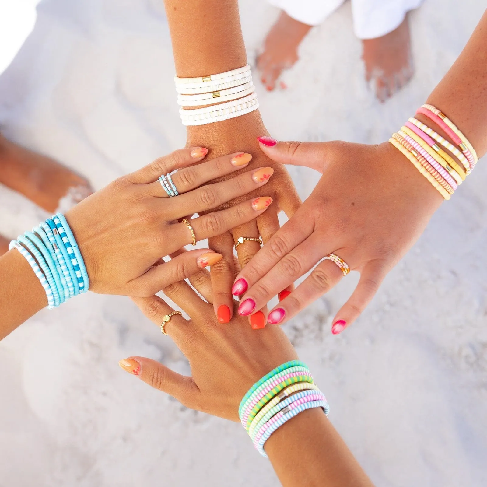 Neon Daze Stretch Bracelet Set of 8