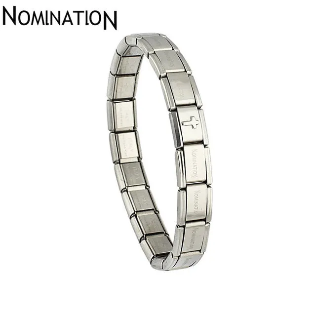 New Trend Among Western Vintage 2017 Men's Classic Stainless Steel Bracelet Titanium Steel Gold Flower Bracelet Stainless Steel