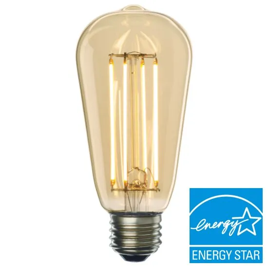 Nostalgic LED Filament Bulb - 7 Watt - Edison Style ST18 - 2200K