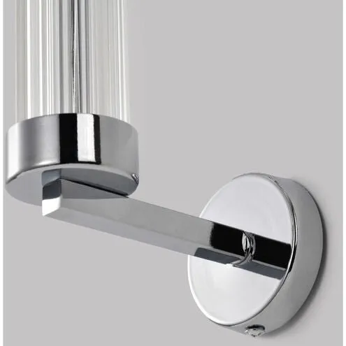 One Lights Polished Nickel 8 Inch Wall Sconce