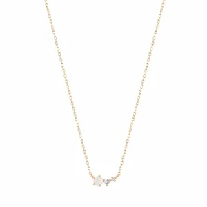 Opal & Diamond Necklace