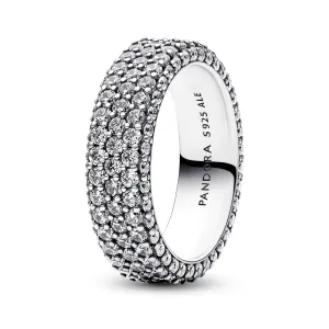 Pandora Timeless Pavé Triple-row Ring