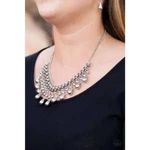 Paparazzi Dont Forget To BOSS! - Silver Necklace