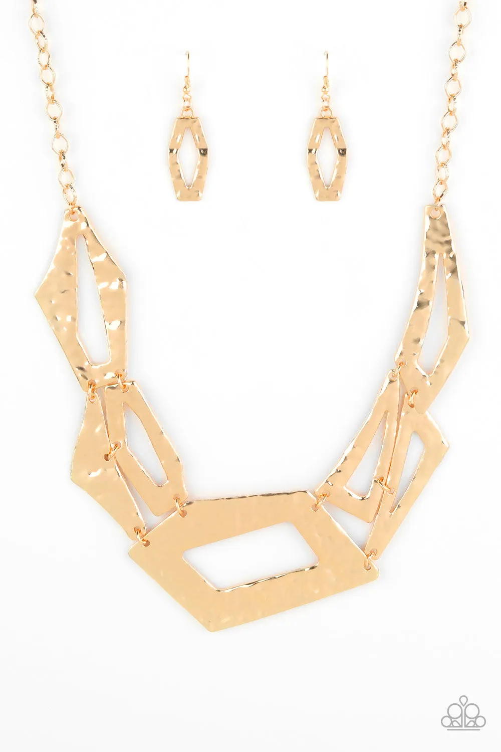 Paparazzi Necklace ~ Break The Mold - Gold