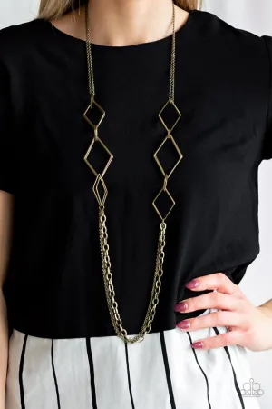 Paparazzi Necklace ~ Fashion Fave - Brass