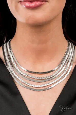 Paparazzi Persuasive 2021 Zi Collection Silver Necklace