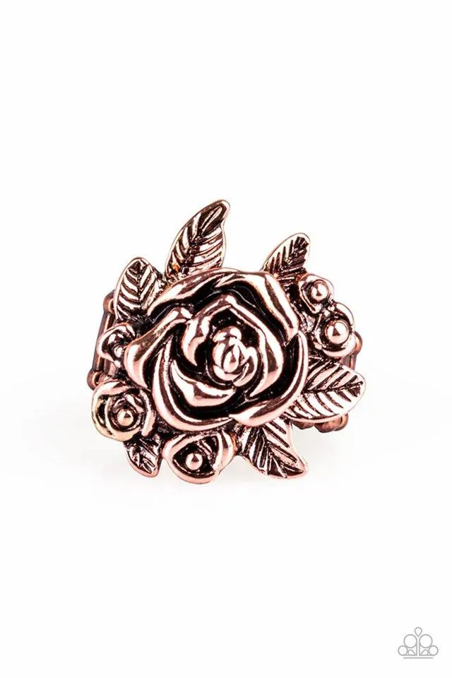 Paparazzi Ring ~ Bouquet Bonanza - Copper