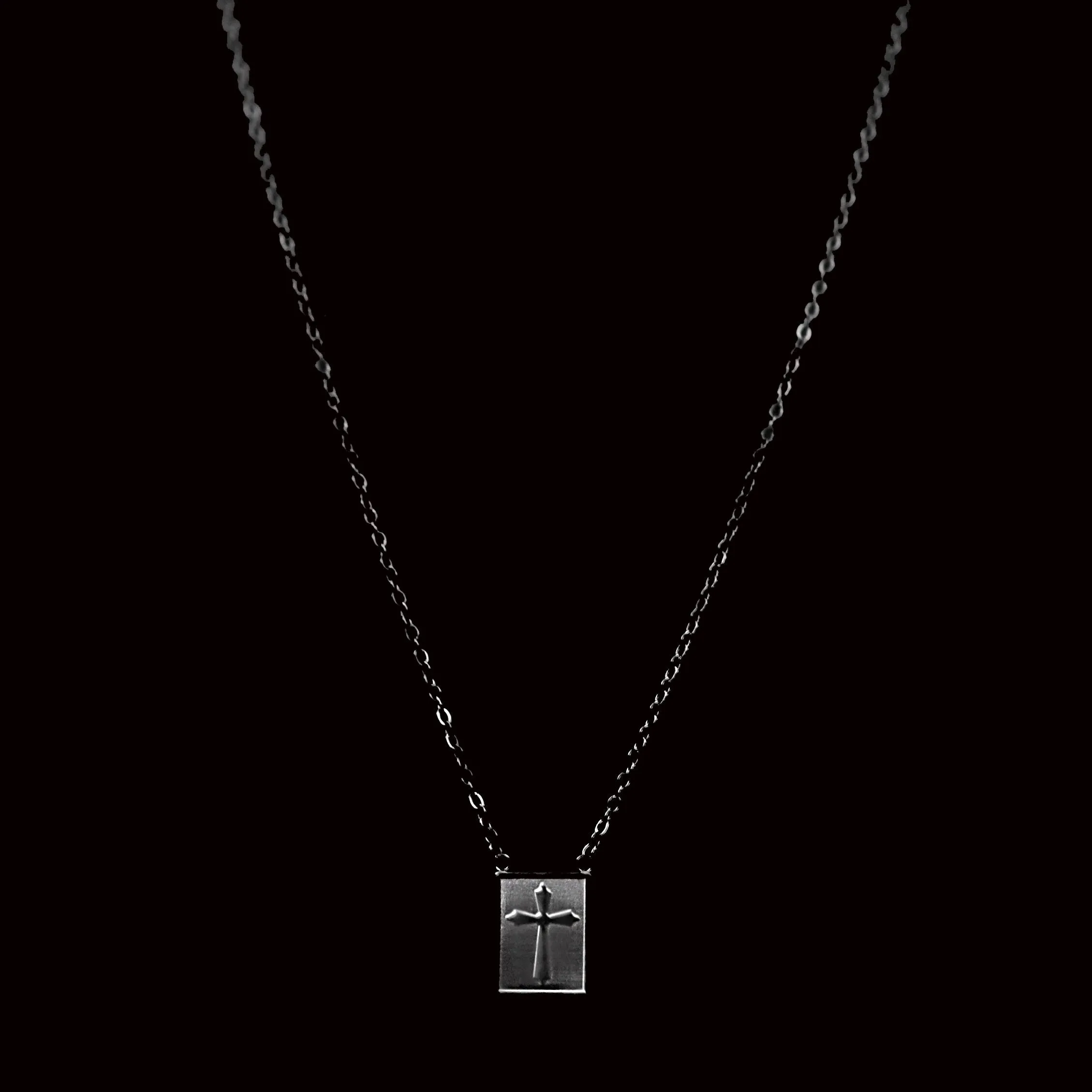 Paxon Crucifix Pendant Paxon Stainless Steel Chain Necklace with Symbolic Pendant