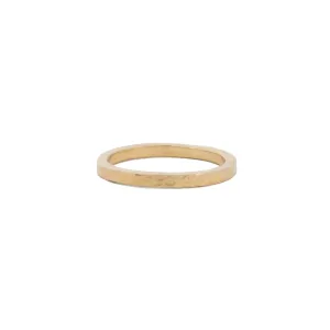 Pebble 2mm gold wedding band