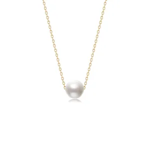 Perfect Pearl Necklace - Solid Gold