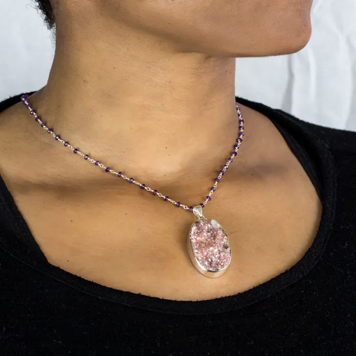 Pink Apophyllite Necklace