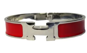 Popular Silver H New Design Trendy Red Ladies Bangle Gift