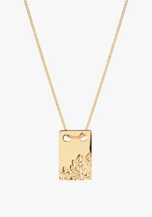 ROCK TAG 60 NECKLACE GOLD HP