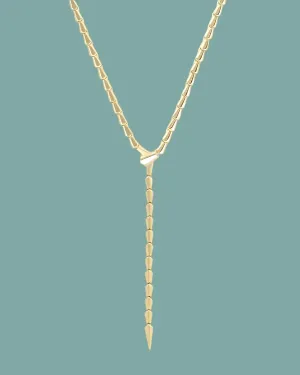 Serpent Lariat Necklace