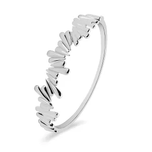 Shard Bangle with Hinge