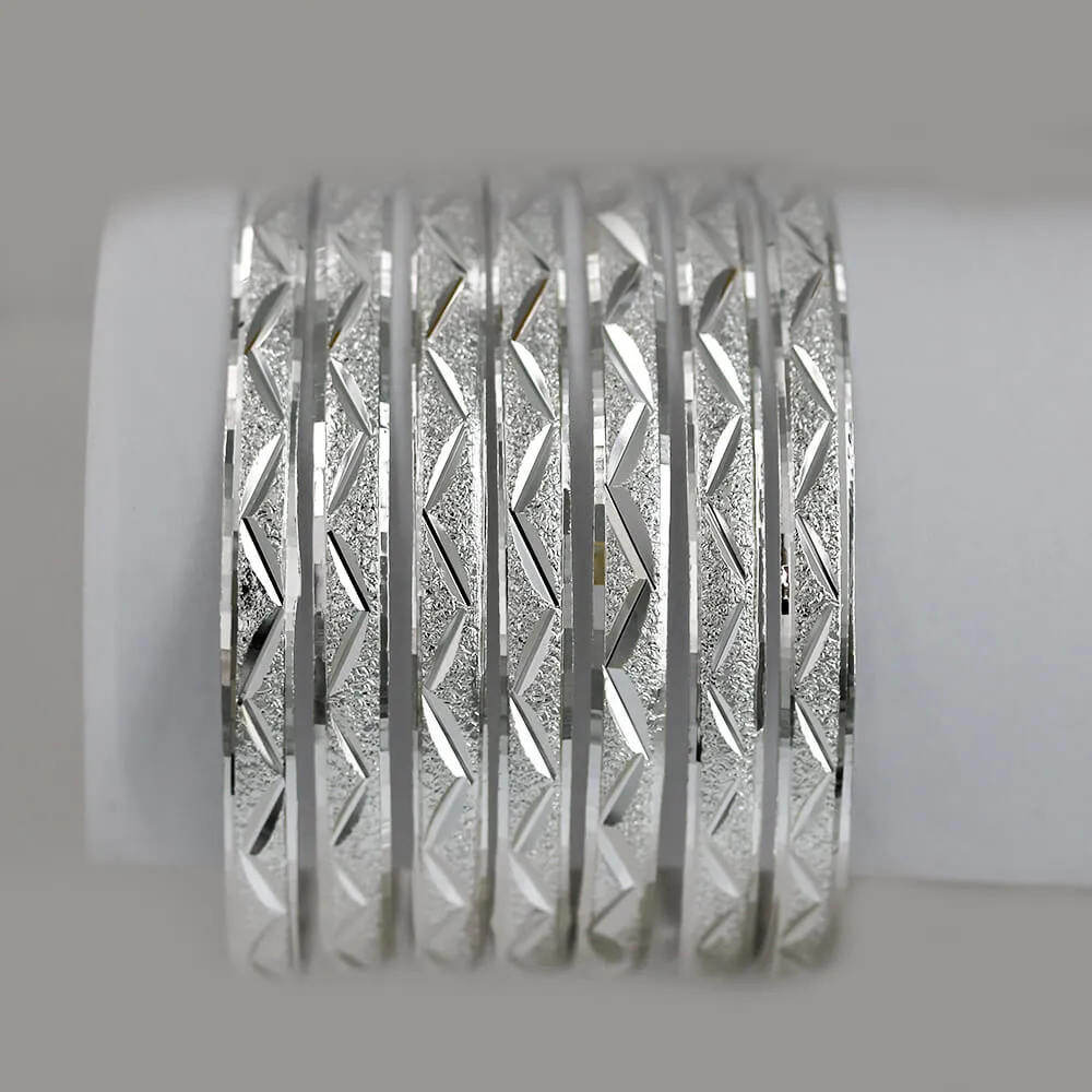 Silver 6 MM Sugar 7 Day Bangles Seminarios B 2002-2