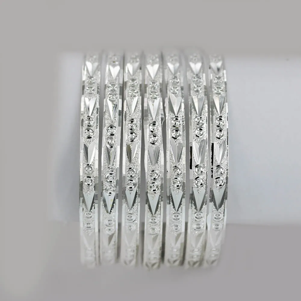 Silver 6 MM Sugar 7 Day Bangles Seminarios B 2002-2