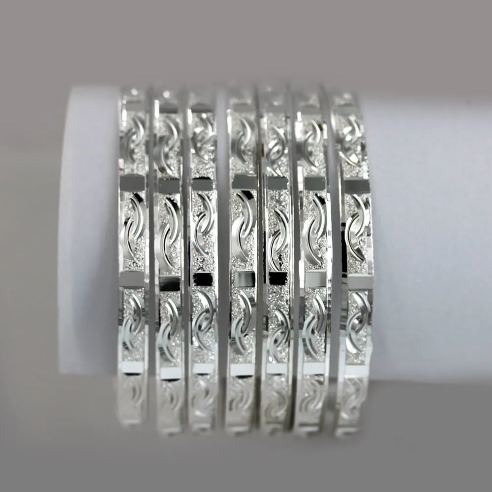 Silver 6 MM Sugar 7 Day Bangles Seminarios B 2002-2