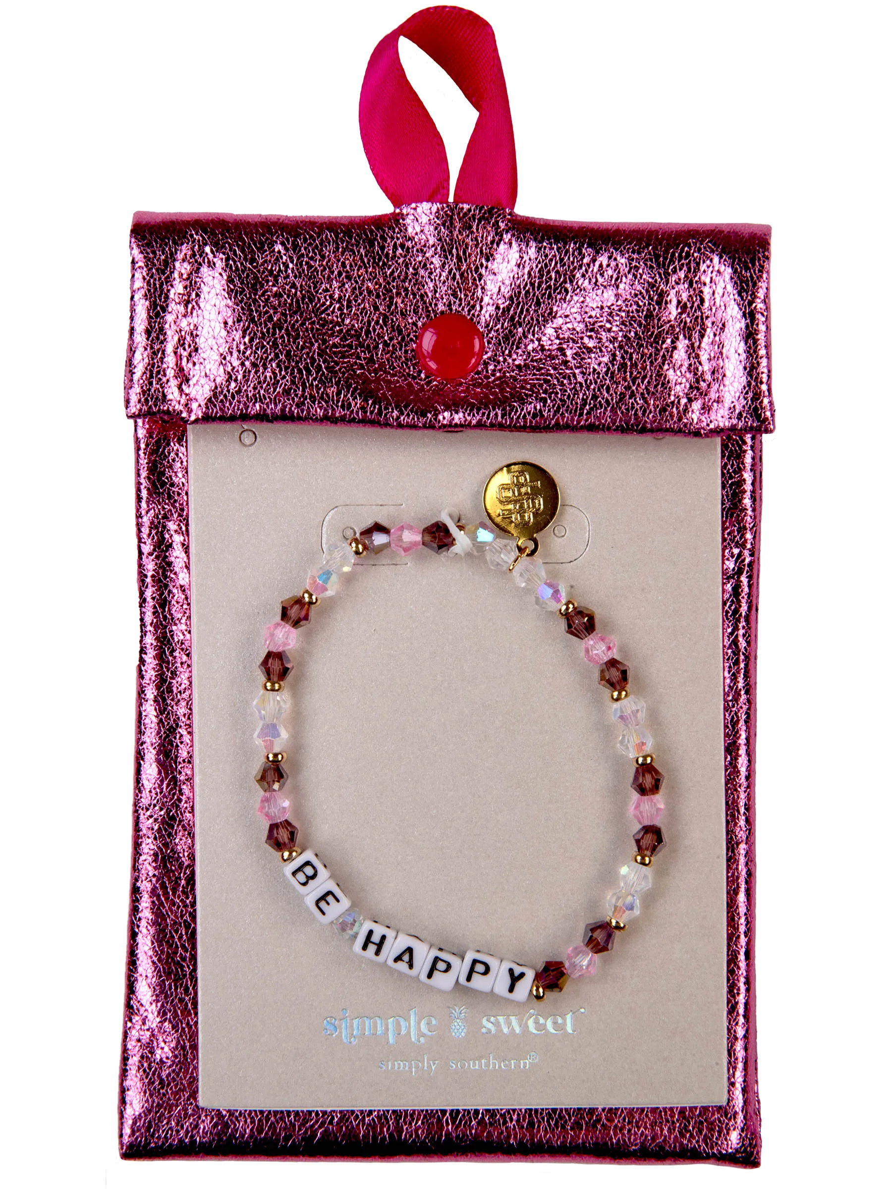 Simple & Sweet Bracelet - Be Happy