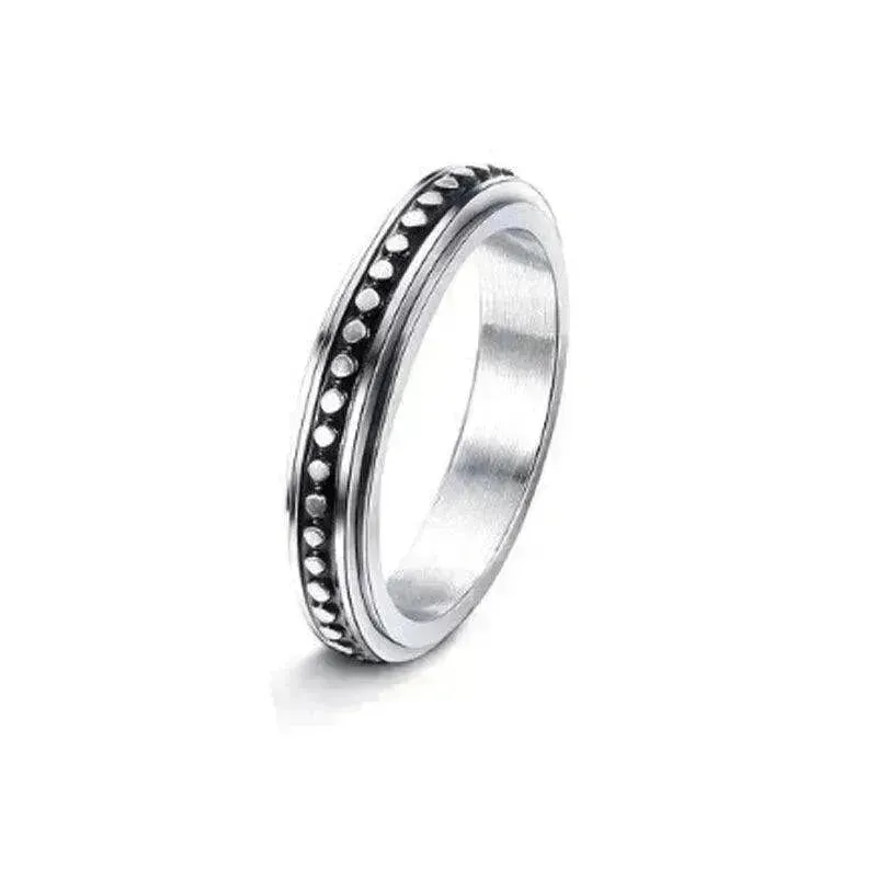 Stainless Steel Rotatable Elegant & Relieve Anxiety Rings