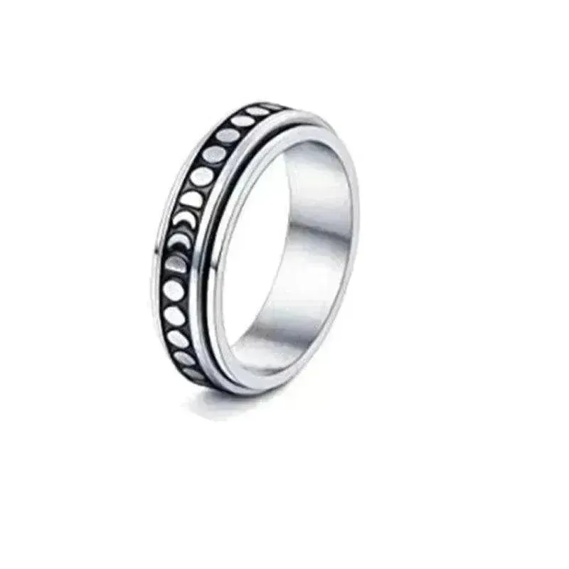 Stainless Steel Rotatable Elegant & Relieve Anxiety Rings