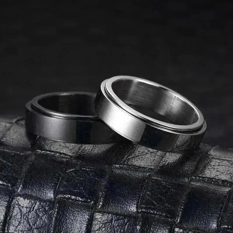 Stainless Steel Rotatable Elegant & Relieve Anxiety Rings