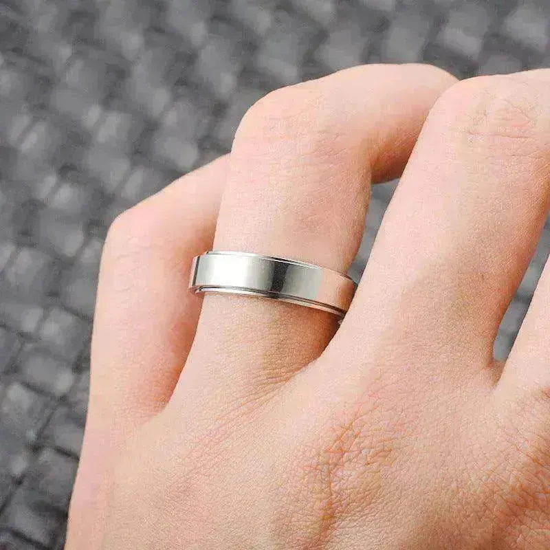 Stainless Steel Rotatable Elegant & Relieve Anxiety Rings