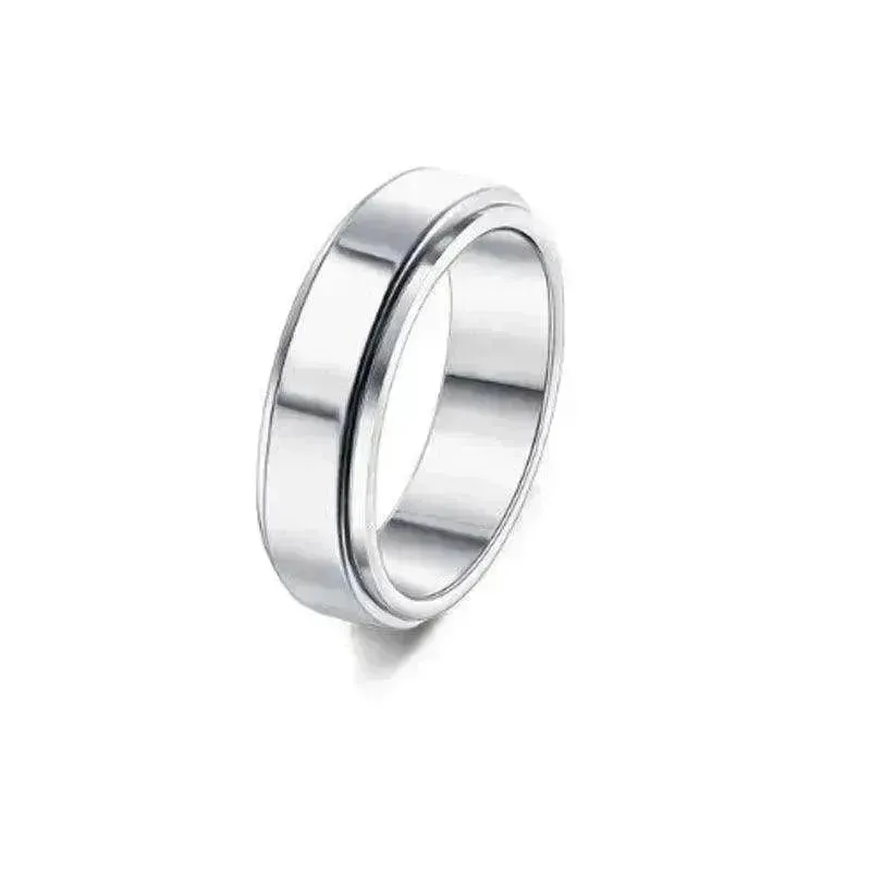 Stainless Steel Rotatable Elegant & Relieve Anxiety Rings