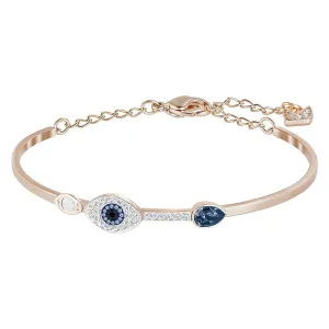 Swarovski Women's Gold Symbolic Evil Eye Crystal Bracelet - SV-5171991