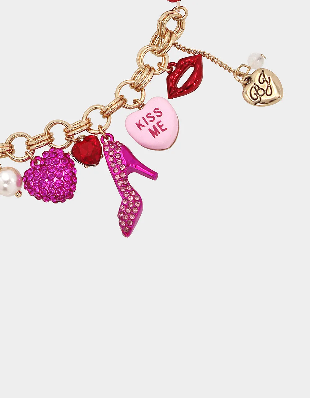 THINK PINK STRETCH CHARM BRACELET PINK