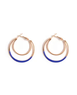 Vivid Colors Hoop Earring