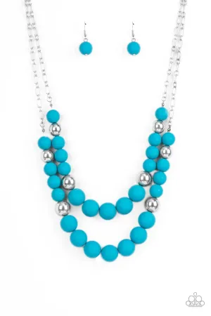 Vivid Vanity - Blue Necklace - Paparazzi Accessories