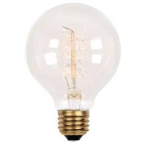 Westinghouse 0412700 G25 Incandescent Decorative Light Bulb - 60 Watt - Clear - 2450 Kelvin - E26 Base